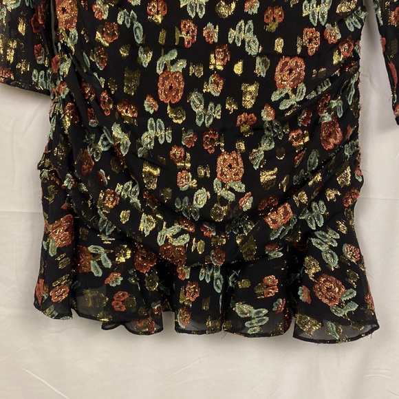 Veronica Beard ‘Parc Ruched Flora Ruffle Skirt Dress’ - Picture 6 of 8